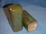 Tall Myan Aztec shakers